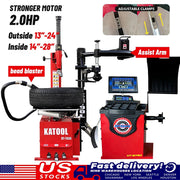 KATOOL ComboTire Changer KT835 + Wheel Balancer KT-B750, Garage Equipment, Shop Tools