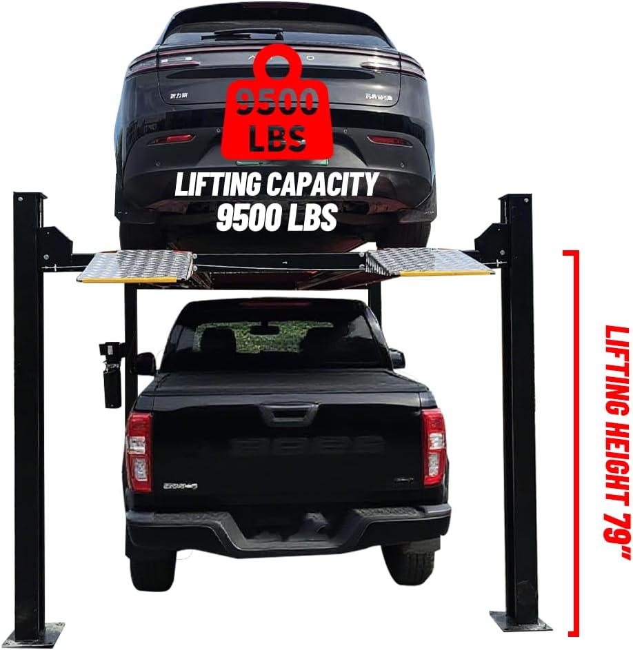 Katool 4H950 9,500lbs Heavy Duty 4 Post Parking Car lift