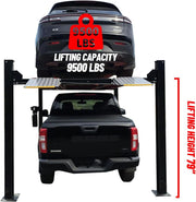 Katool 4H950 9,500lbs Heavy Duty 4 Post Parking Car lift