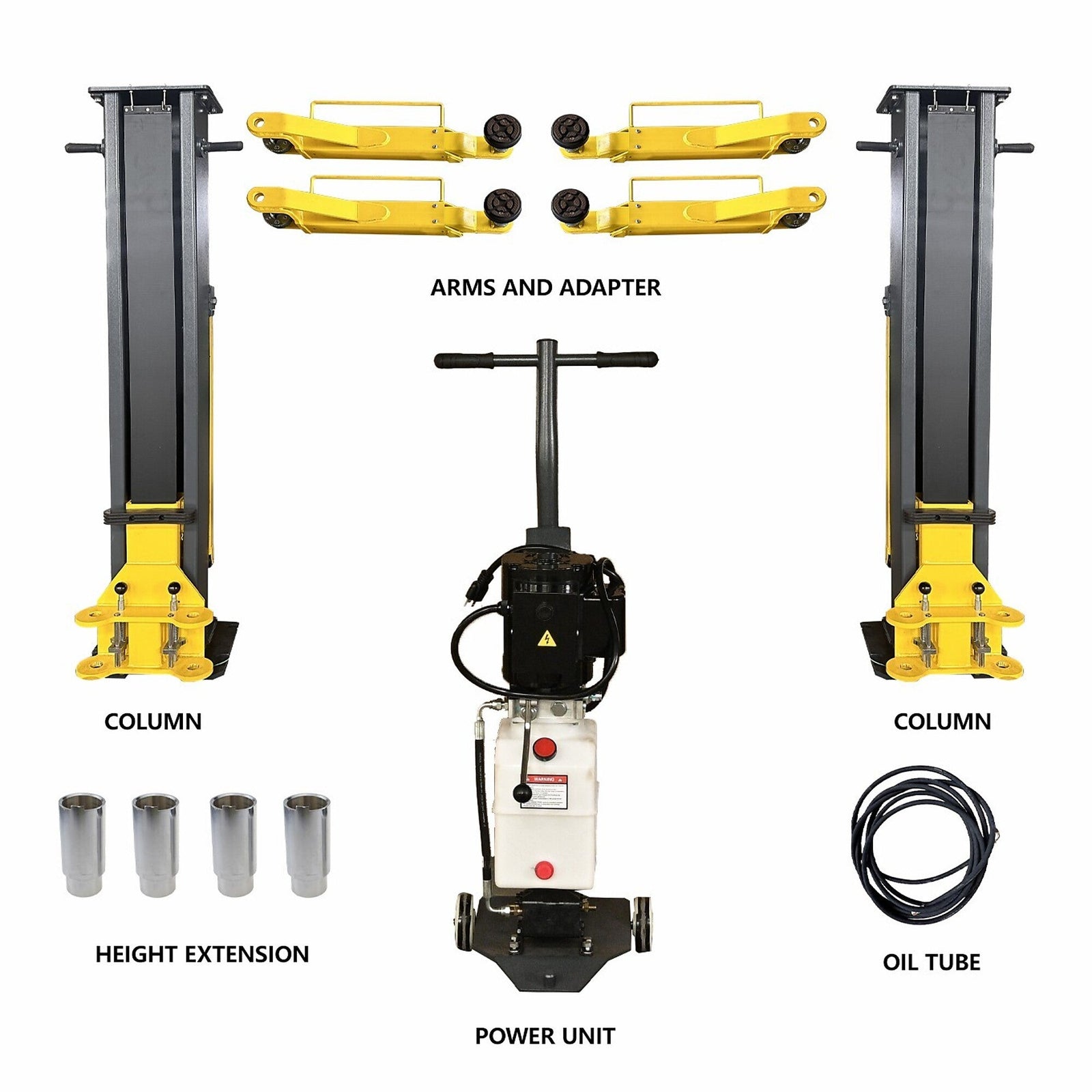 KATOOL KT-PMRL200 7000lb Portable 2-Post Lift