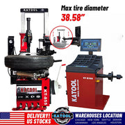 KATOOL Vertical Tire Changer KT-855 and Wheel Balancer KT-B760 Tires Machine