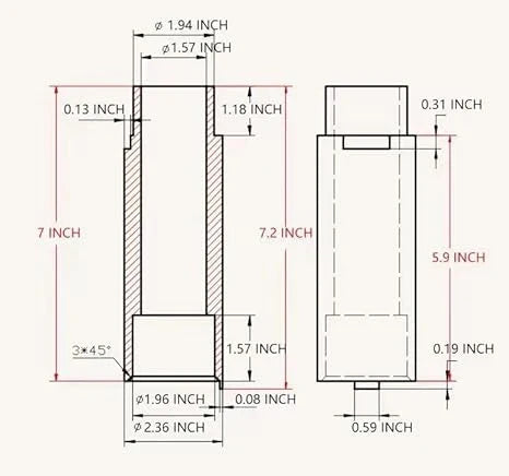 2 Post Lift Tall Truck Extension Adapter Height Extensions Fit for Taller Vehicles (Set of 4)