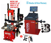 Katool Tire Changer Wheel Machine KT-T835 and Wheel Balancer KT-B760 Tire Repair