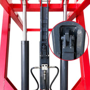 KATOOL Car Lift 6000LB Portable Mid Rise Scissor Lift 48" Lifting Height KT-X66