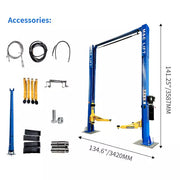KATOOL 2 Post Lift 11000lbs Two Post Lift Auto Lift Car Lift Hoist Equipment (Included Shipping)