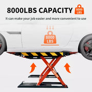 KATOOL KT-X90 Mid Rise Scissor Lift 8000lbs Electric Release 47.2in 110V/1PH