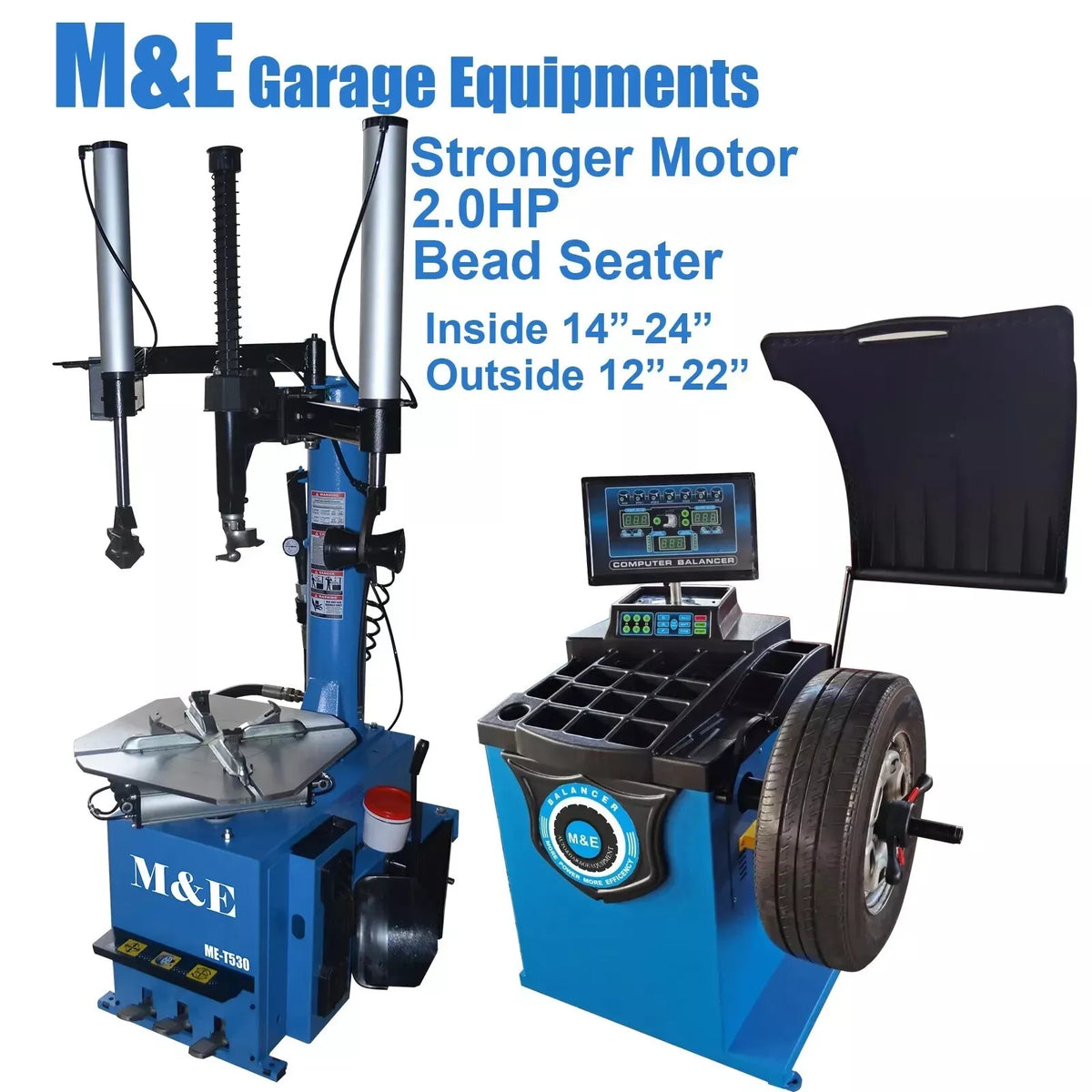 KATOOL ME-T530/ME-B650 Tire Changer & Wheel Balancer Tire Repair Machine
